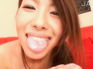 Japanese teen fucked on her knees with big dick ❤️🍆❤️